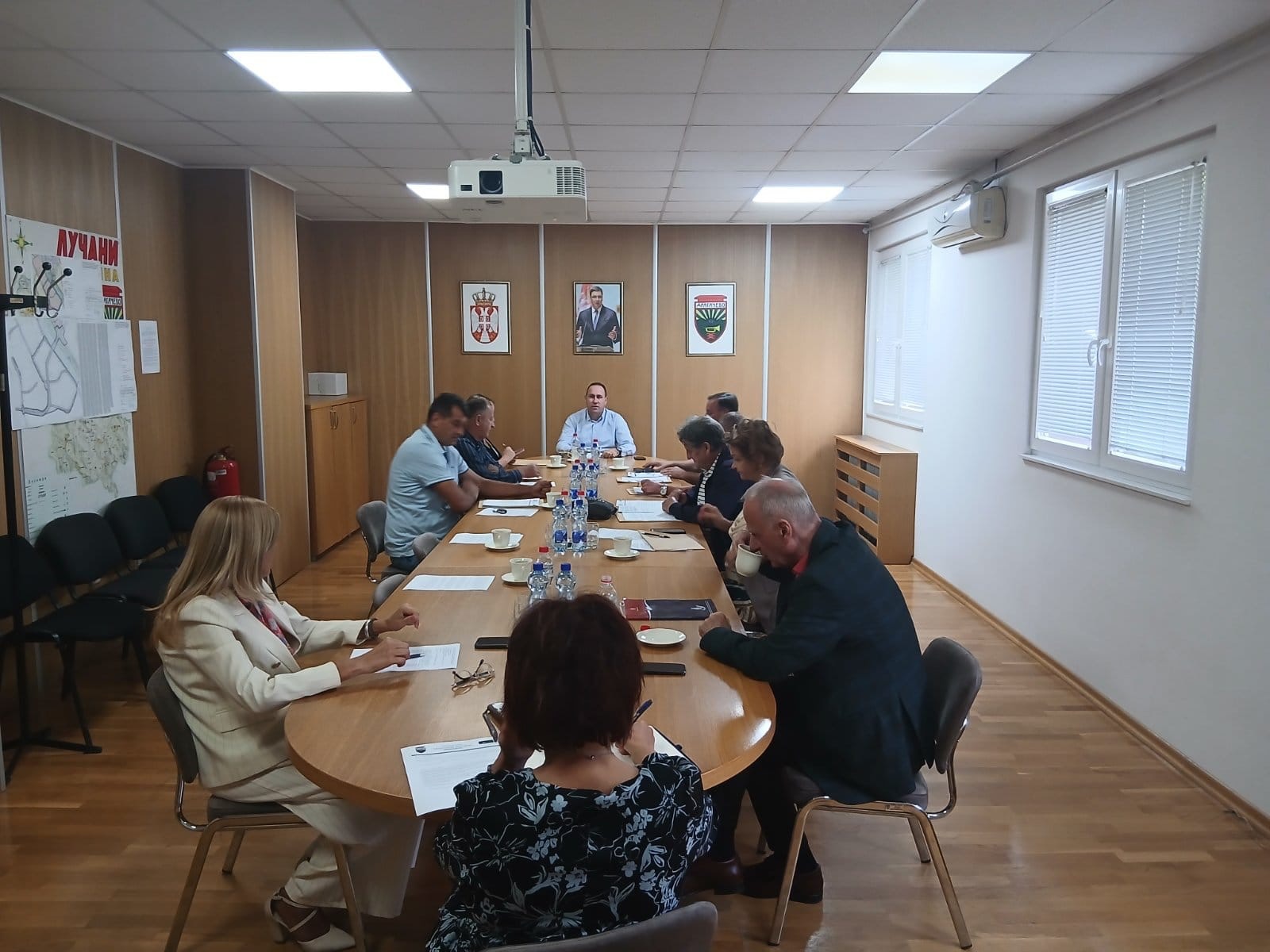 Једанаеста седница Општинског већа општине Лучани на којој су донете одлуке о инфраструктури и јавном информисању